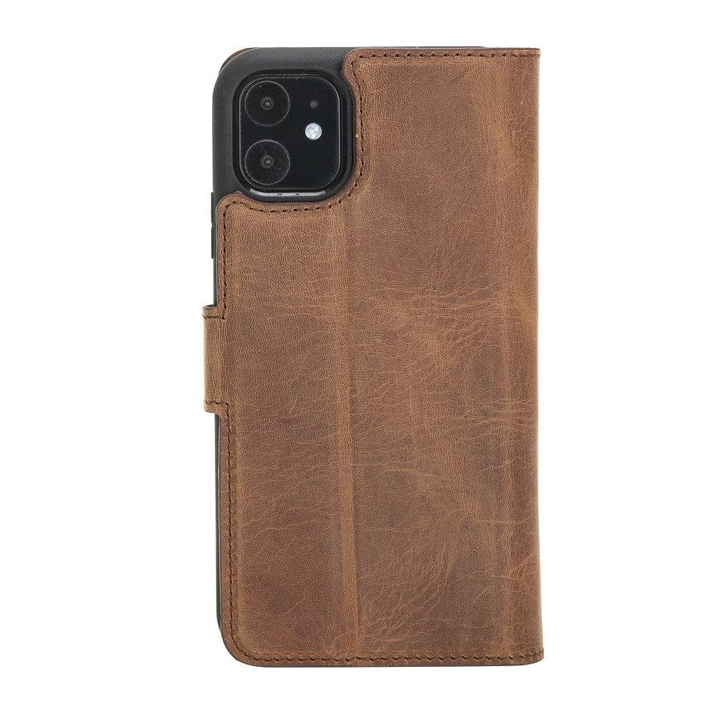 Magic iPhone 11 Series Detachable Genuine Leather Case / MW