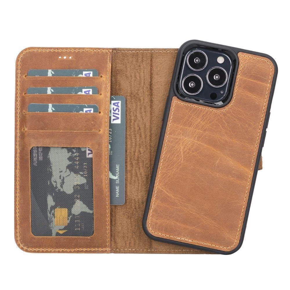 B2B - Apple iPhone 13 Series Detachable Leather Case RFID/ MWW iPhone 13 6.1" / G19 Bouletta B2B