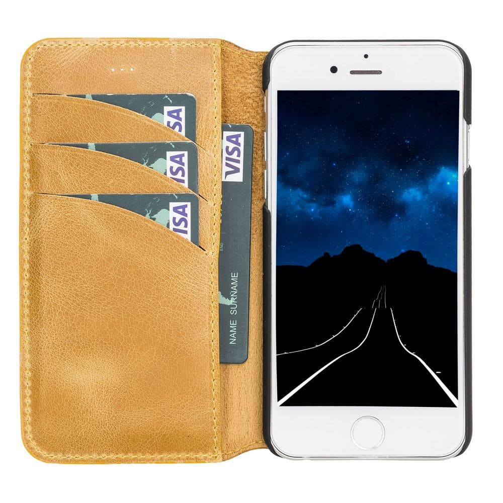 Wallet Case iPhone 6 Series Non-Detachable Genuine Leather Wallet Case - WC