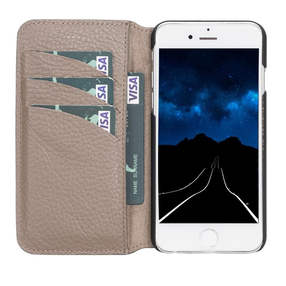 Wallet Case iPhone 6 Series Non-Detachable Genuine Leather Wallet Case - WC