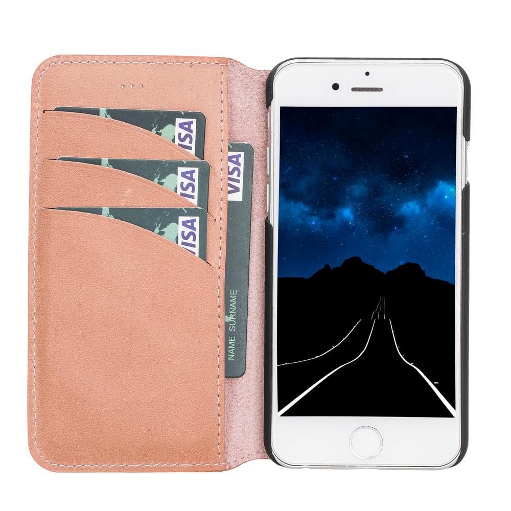 Wallet Case iPhone 6 Series Non-Detachable Genuine Leather Wallet Case - WC