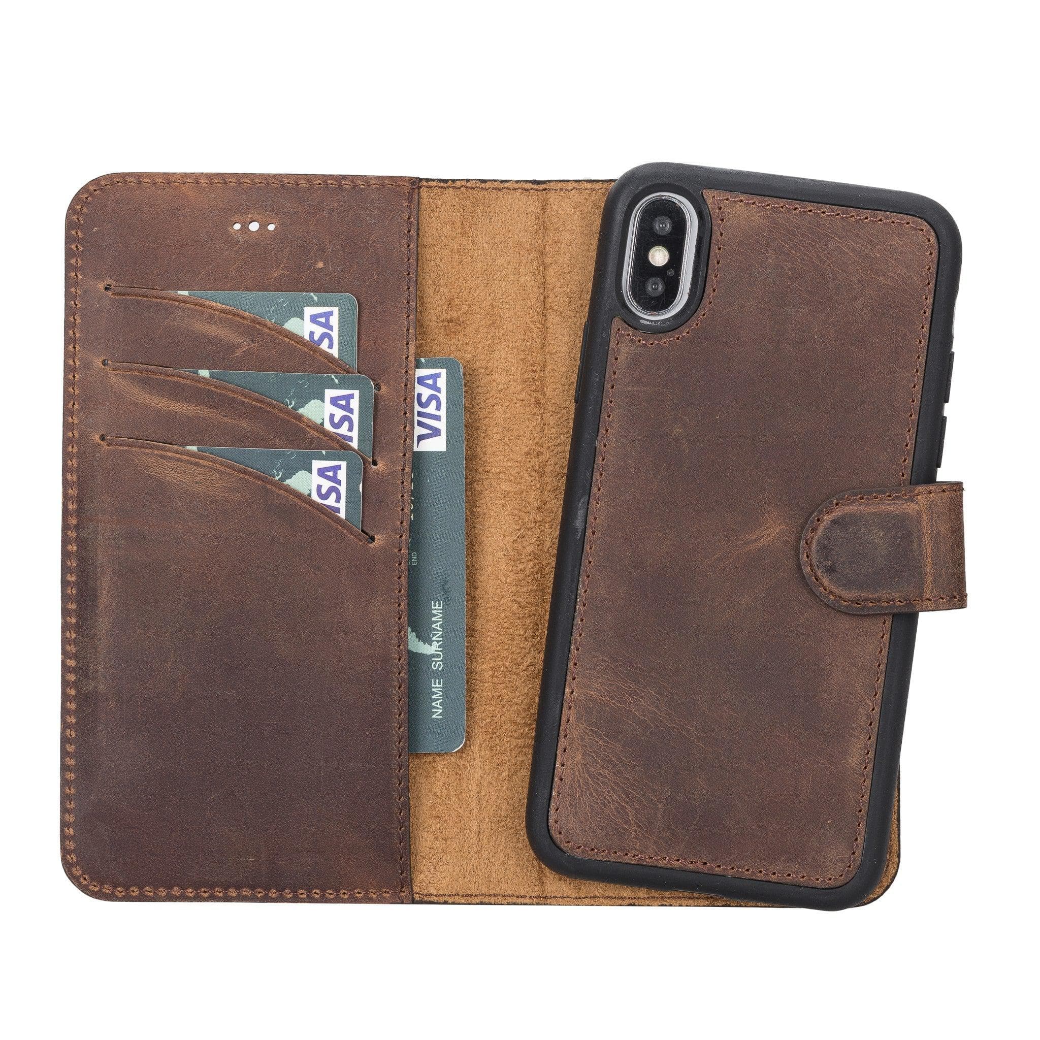 B2B - Apple iPhone X/XS Detachable Leather Case / MW Bouletta B2B