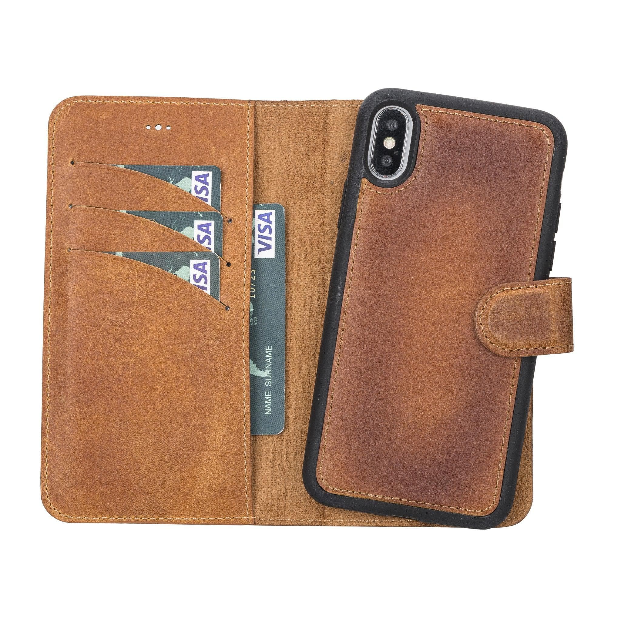 B2B - Apple iPhone X/XS Detachable Leather Case / MW Bouletta B2B