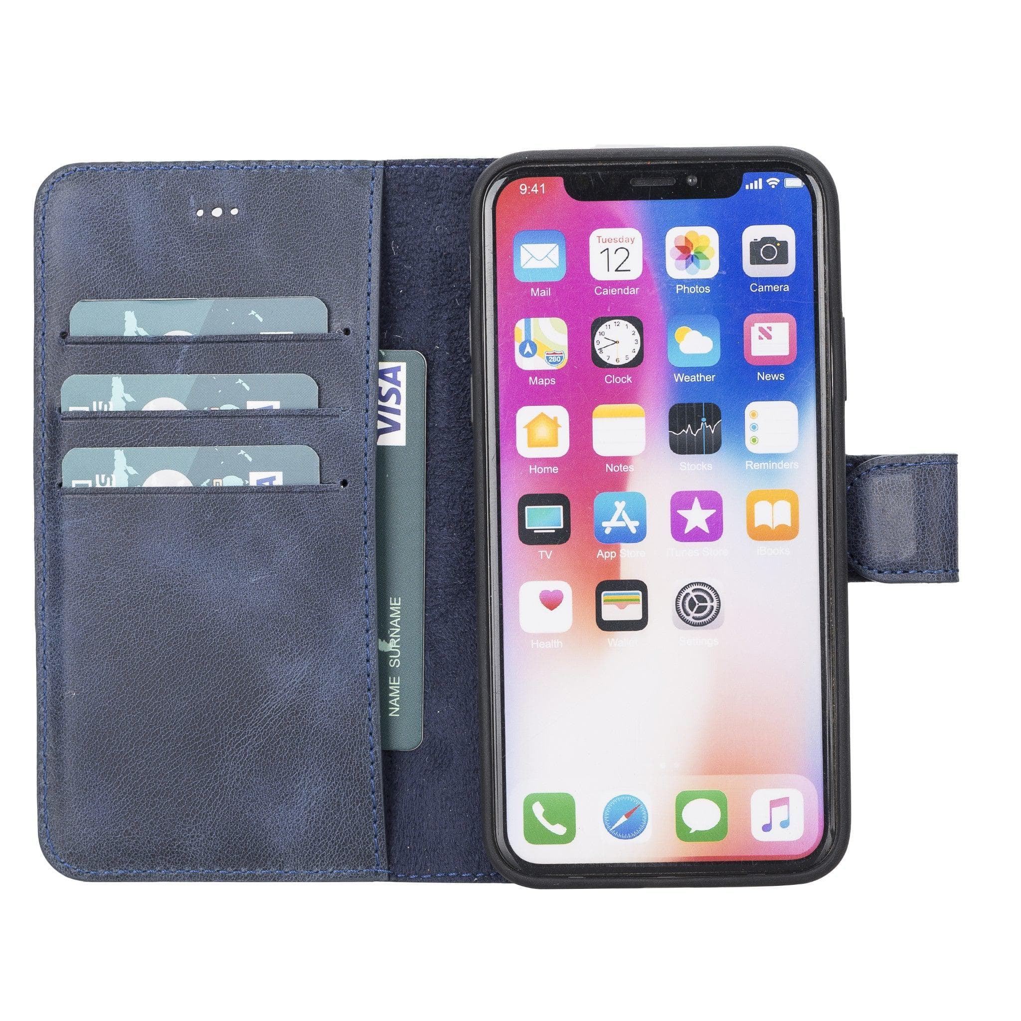 B2B - Apple iPhone X/XS Detachable Leather Case / MW Bouletta B2B