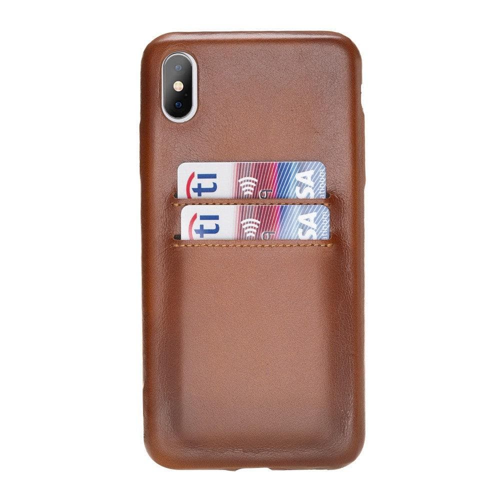 B2B - Apple iPhone X/XS Leather Case / UCCC - Ultra Cover with Card Holder RST2EF Bouletta B2B