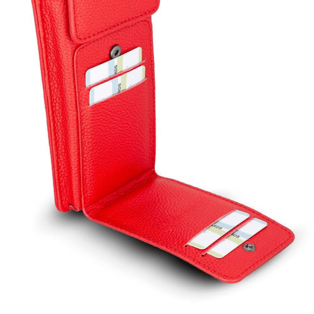 B2B - Avjin Crossbody Leather Bag Compatible with Phones up to 6.9" Bouletta B2B
