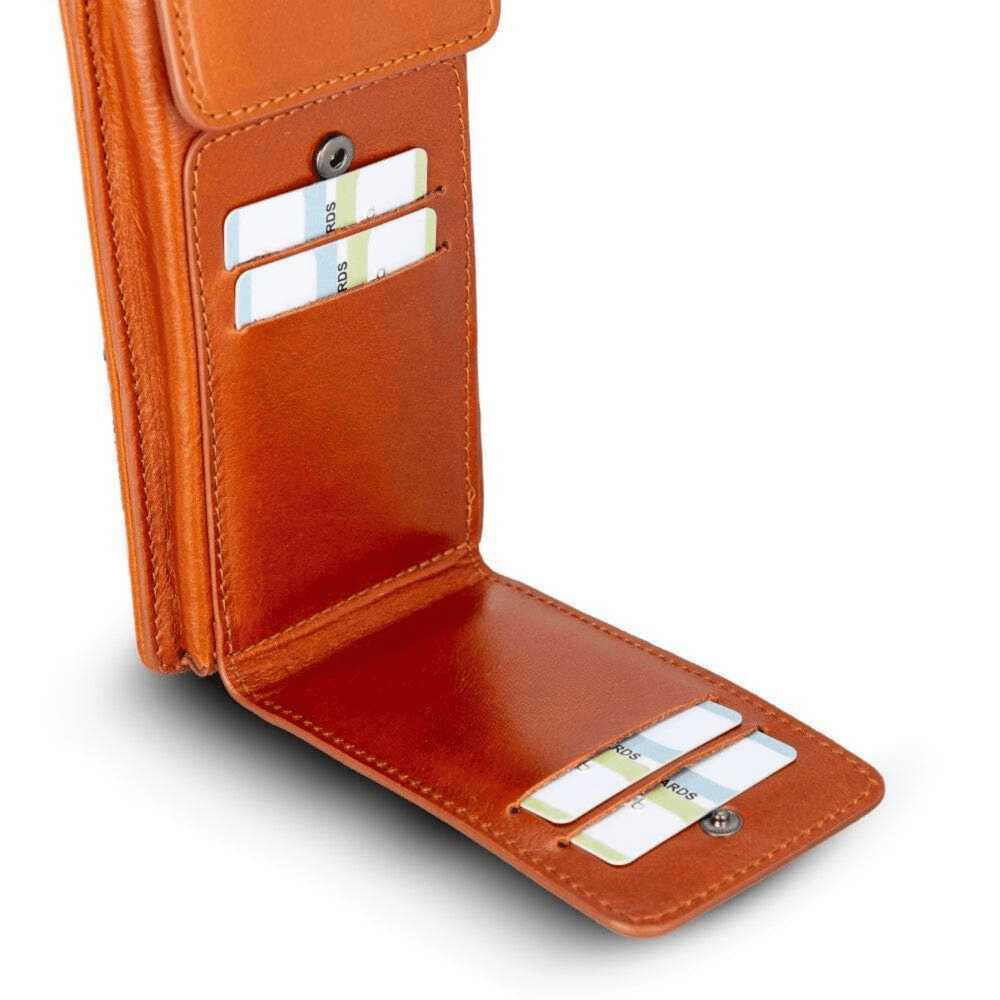 B2B - Avjin Crossbody Leather Bag Compatible with Phones up to 6.9" Bouletta B2B