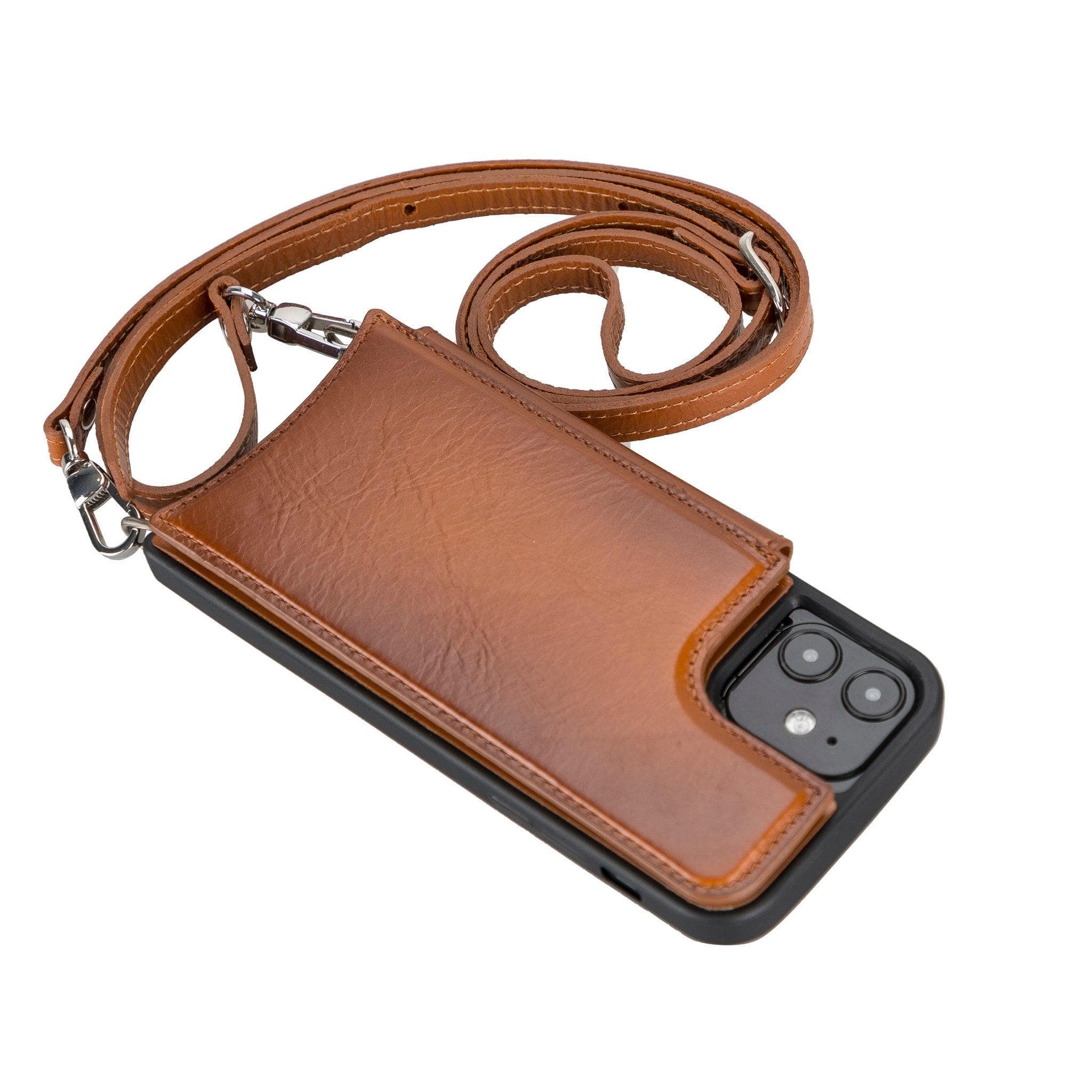 B2B- iPhone 12 Series Leather Saff UFW Plain Strap Bouletta B2B