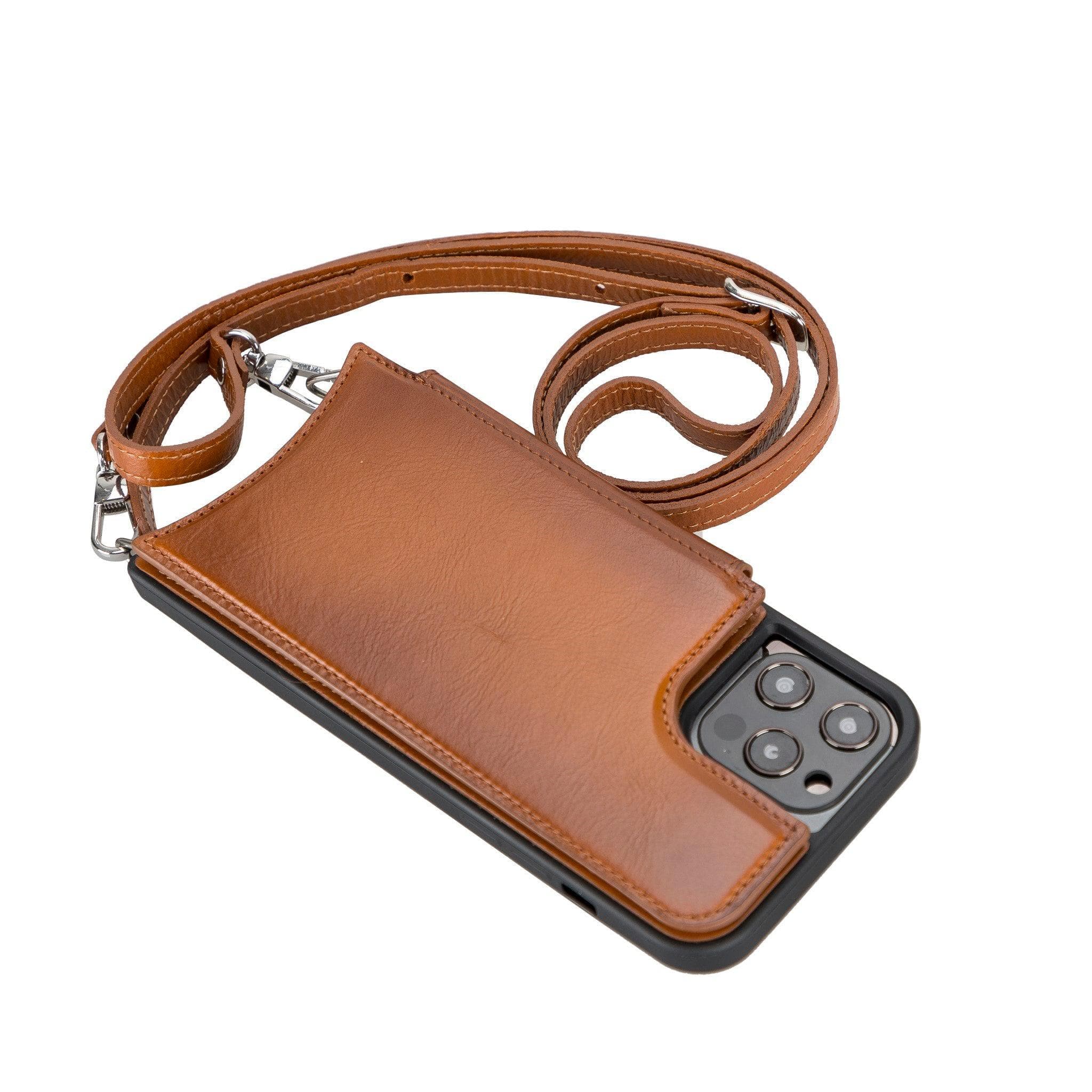 B2B- iPhone 12 Series Leather Saff UFW Plain Strap Bouletta B2B