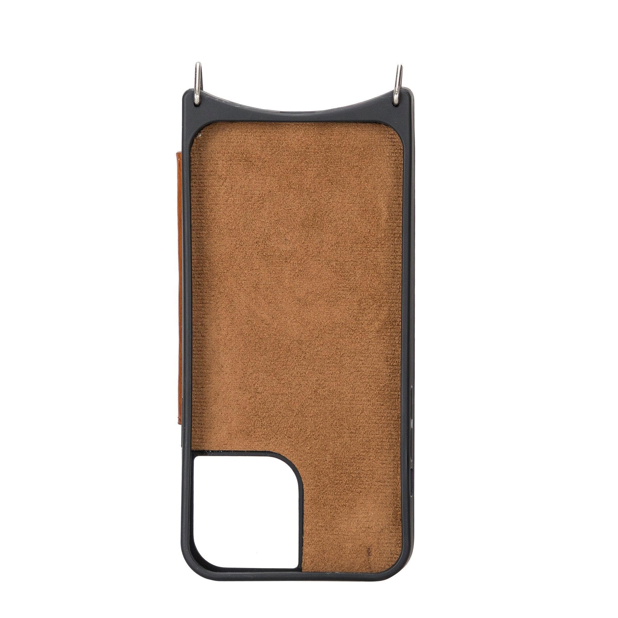 B2B- iPhone 12 Series Leather Saff UFW Plain Strap Bouletta B2B