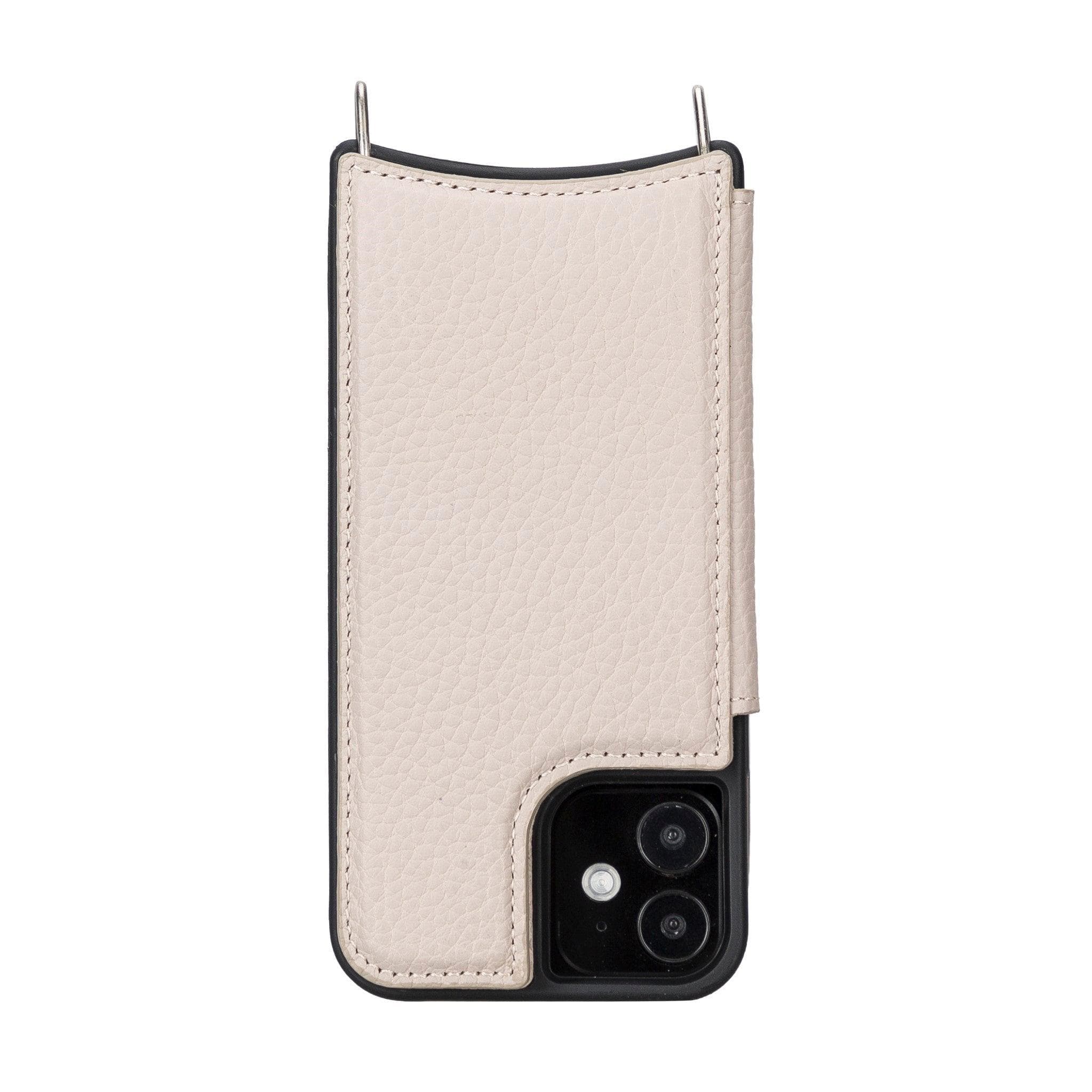 B2B- iPhone 12 Series Leather Saff Umw Plain Strap Bouletta B2B