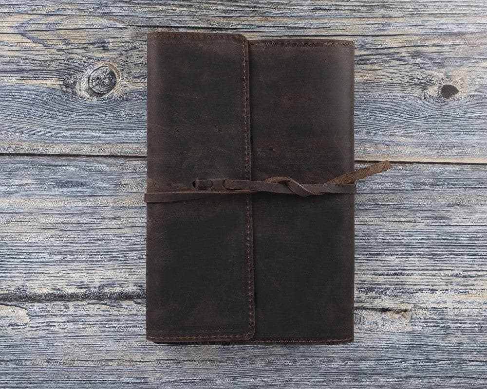 B2B- Leather Diary Cover Brown Bouletta