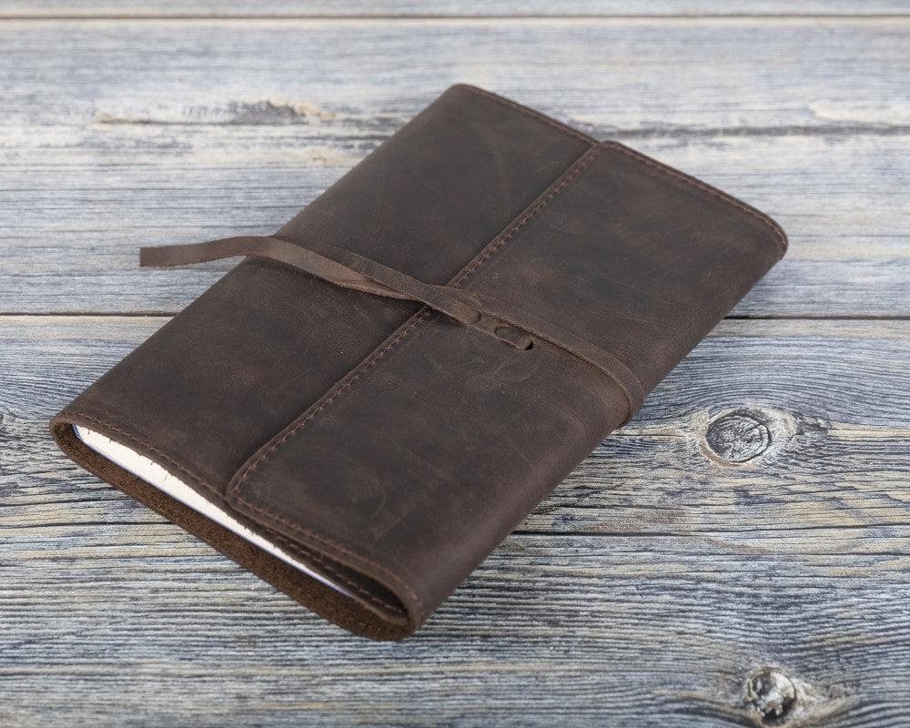 B2B- Leather Diary Cover Brown Bouletta