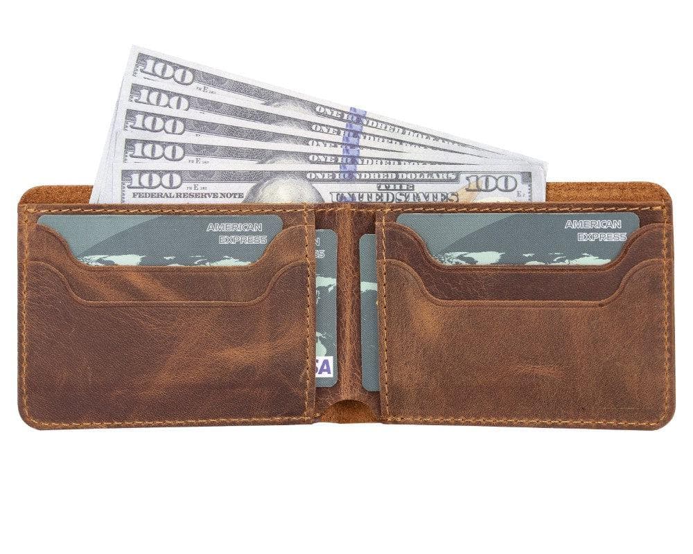 B2B- Leather Franco Wallet Tan Bouletta B2B