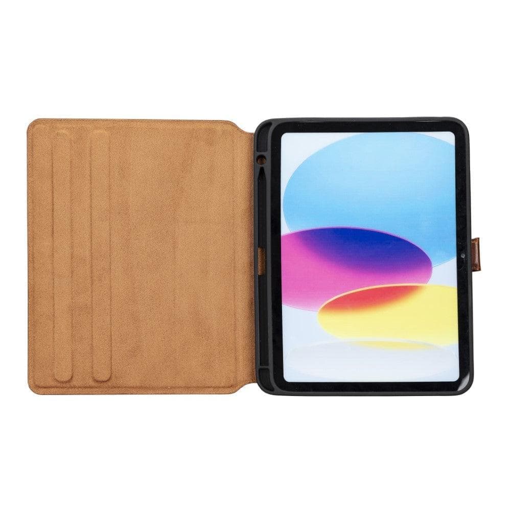 B2B - Stage Leather İpad Cases 10.9" iPad 10.Generation 2022 / Rustic Tan Bouletta B2B