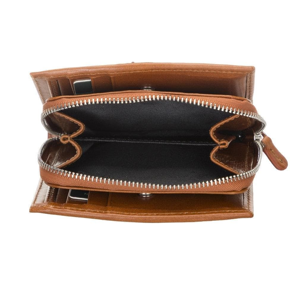 B2B - Vero Women's Leather Wallet Tan Bouletta B2B