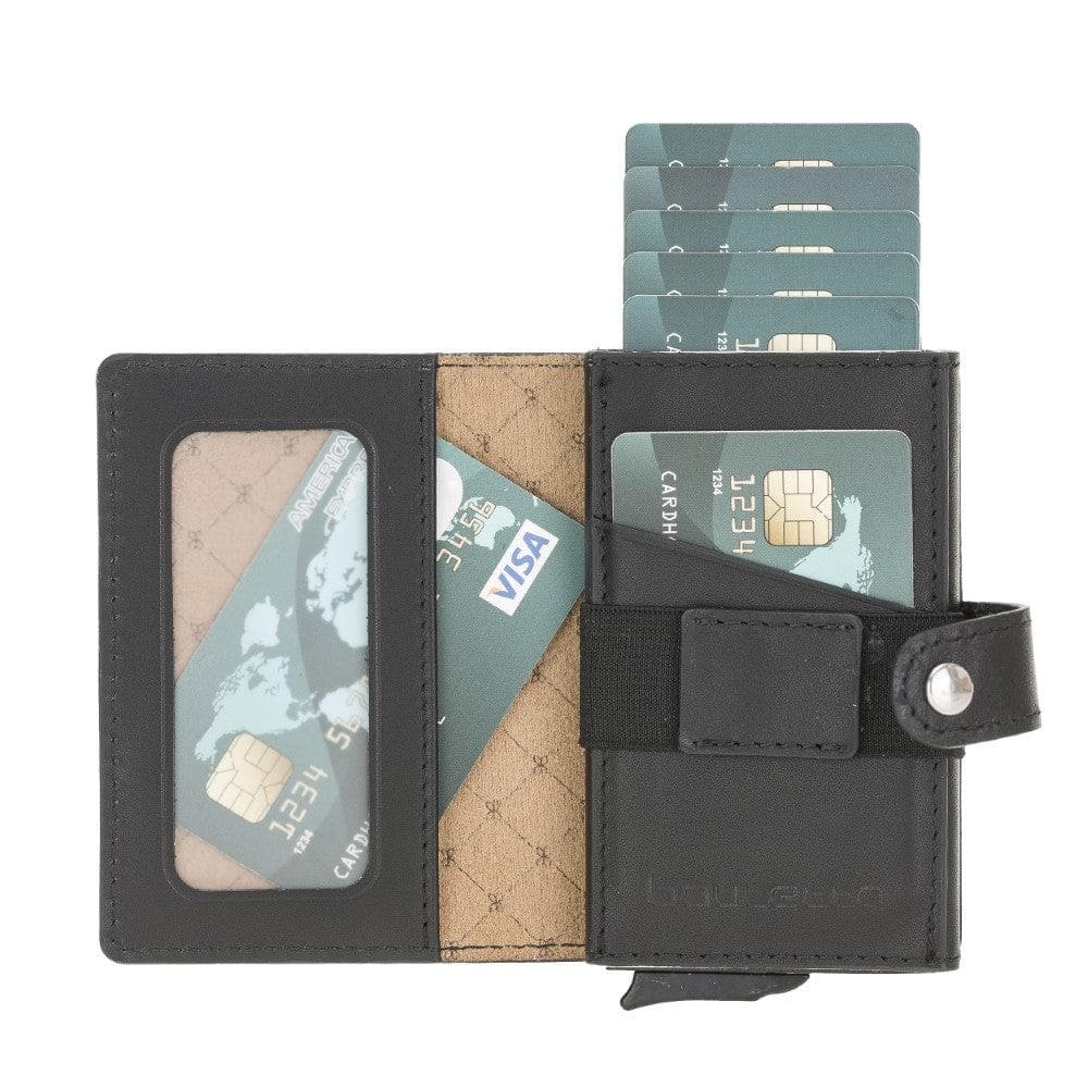 Carlov Leather Mechanical Card Holder Bouletta LTD