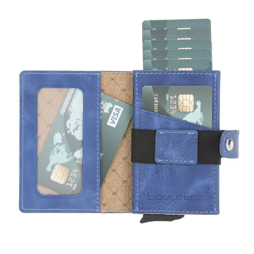 Carlov Leather Mechanical Card Holder Bouletta LTD