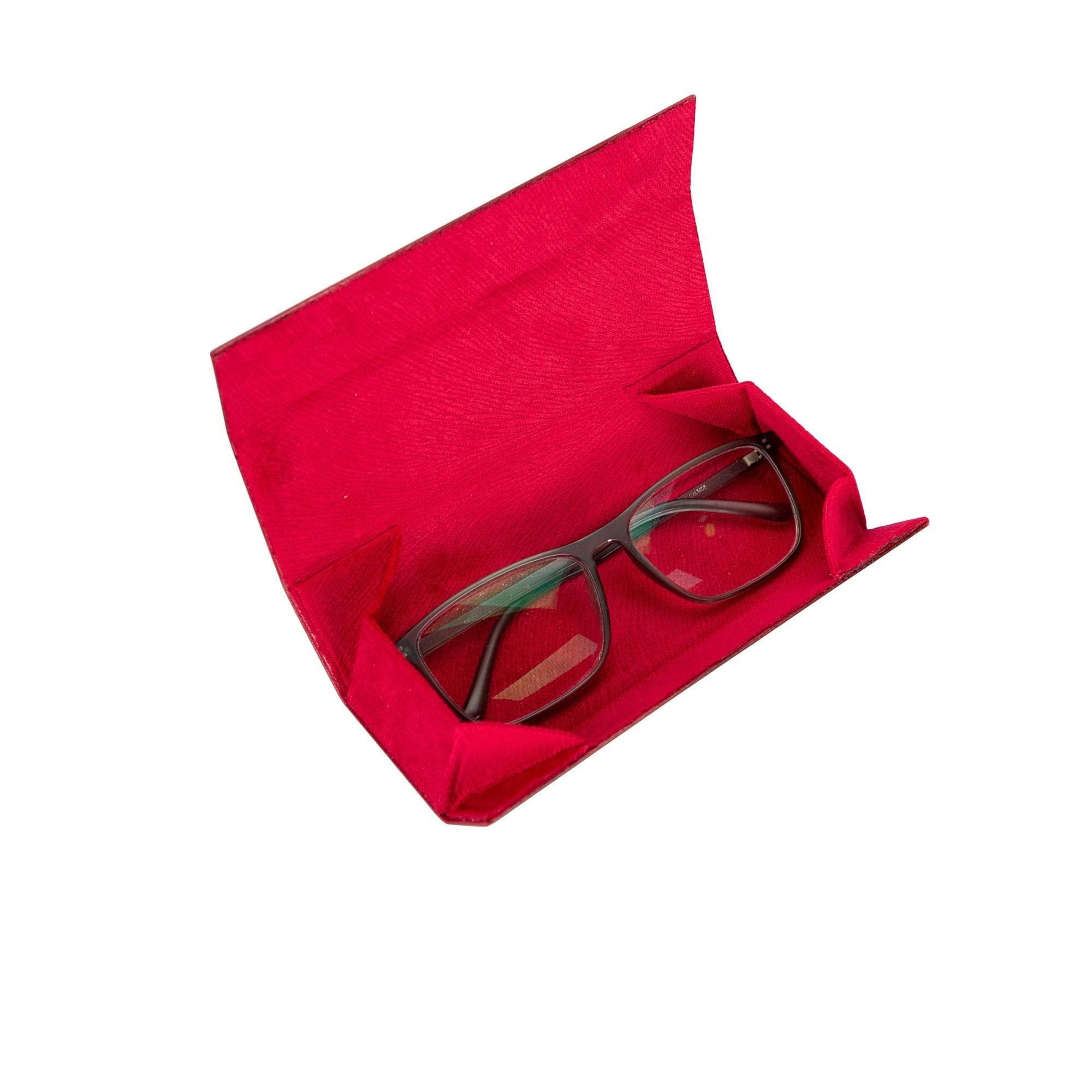 Clever Leather Glasses Case Red Bouletta LTD
