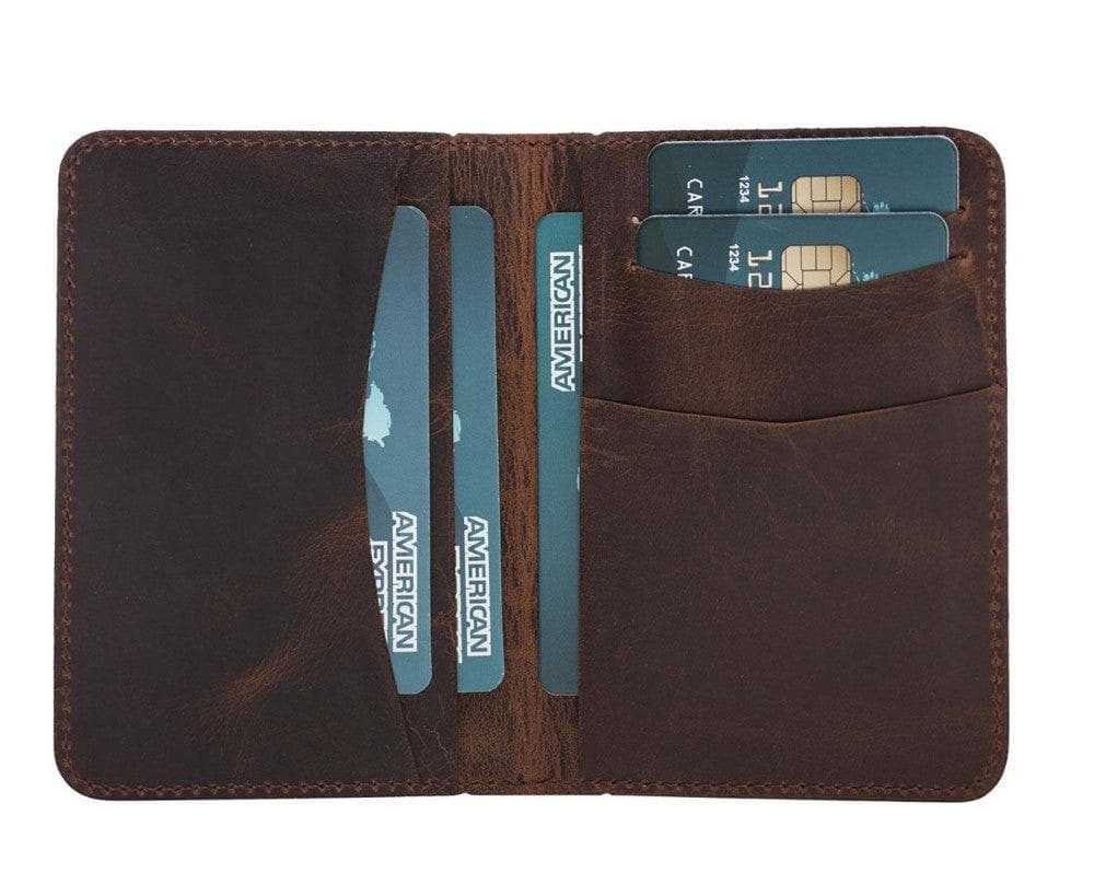Dalfsen Leather Card Holder Antic Brown Bouletta B2B