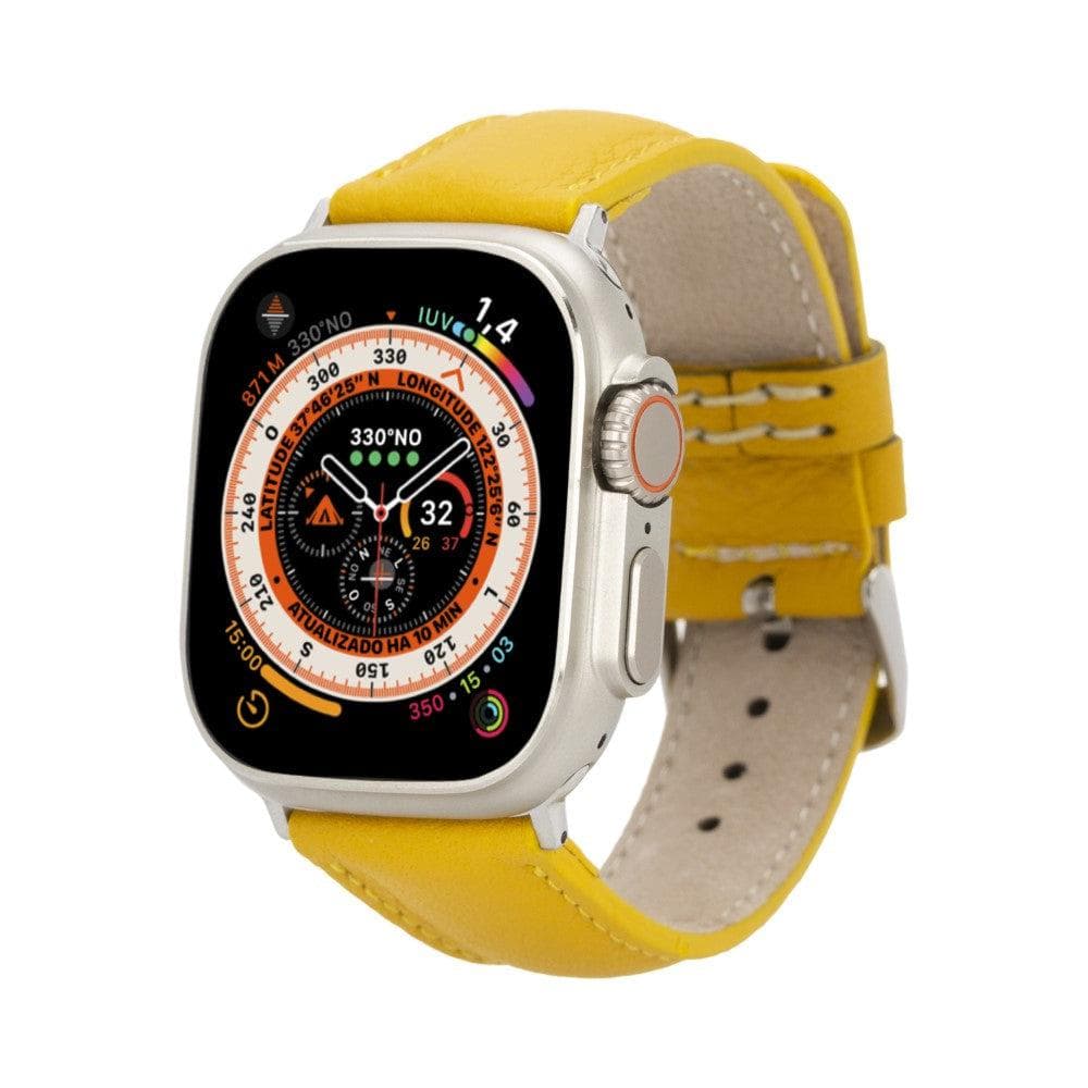 Exeter Classic Apple Watch Leather Straps Yellow / Leather Bouletta LTD