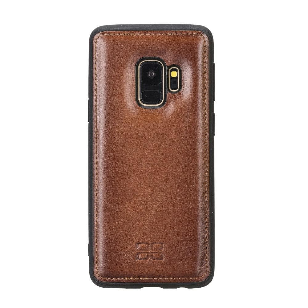 Flex Cover Back Leather Cases for Samsung Galaxy S9 Series Galaxy S9 / Tan Bouletta LTD