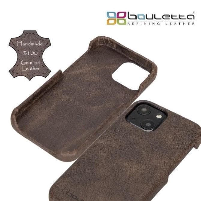 Full Leather Back Cover Case for Apple iPhone 12 Series Bouletta LTD