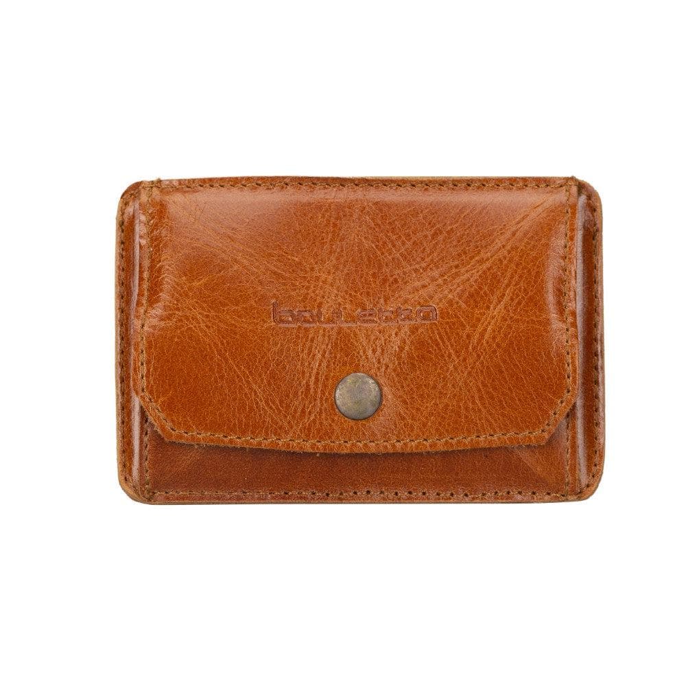 Functional Leather Coin Holder Rustic Tan Bouletta