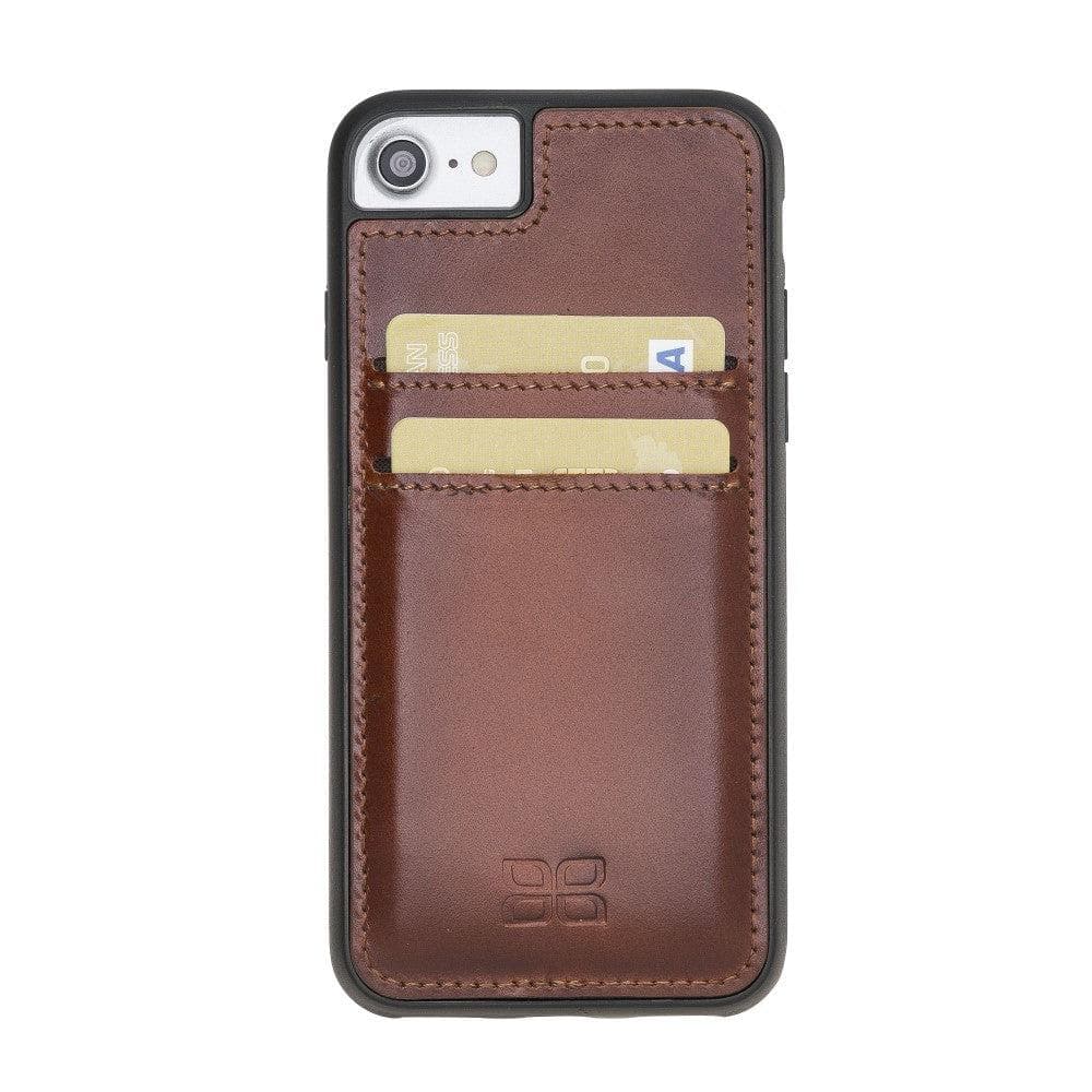 iPhone 7 Series Flexible Leather Back Cover with Card Holders iPhone 7 / Tan Bouletta LTD