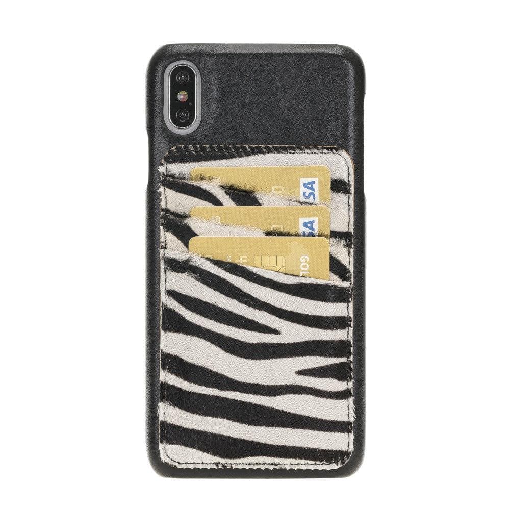 iPhone X Series Ultimate Jacket Cases with Detachable Card Holder Zebra Bouletta LTD