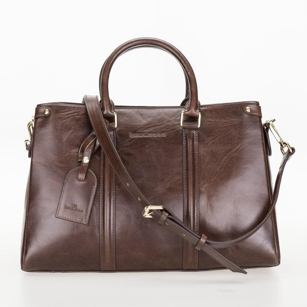 Lara Geniune Leather Women’s Bag Medium / Rustic Brown Bouletta LTD