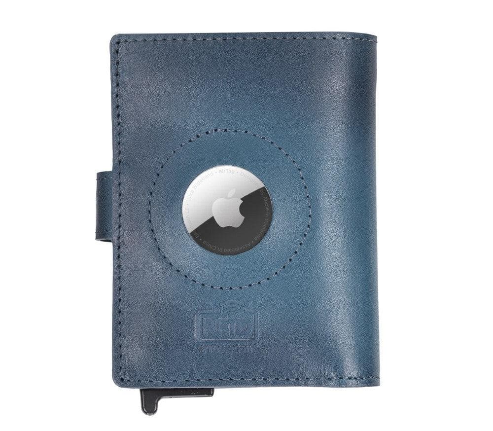 Leather Palertag Zip Mechanical Card Holder Bouletta B2B