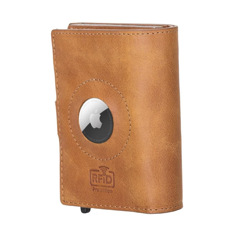 Leather Palertag Zip Mechanical Card Holder Bouletta B2B