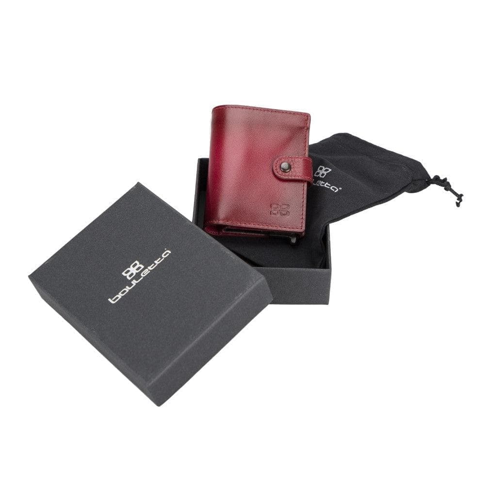 Leather Palertag Zip Mechanical Card Holder Bouletta B2B