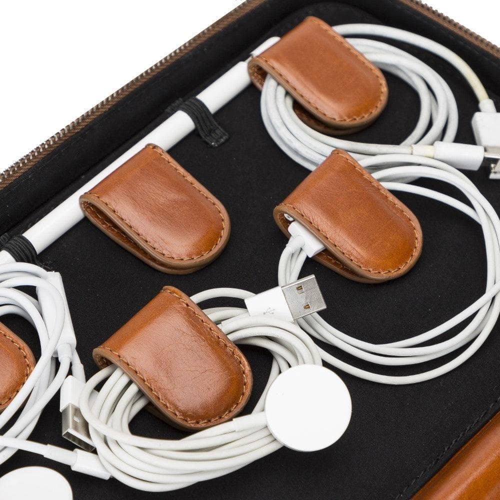 Leather Travel Cable Organizer Bouletta