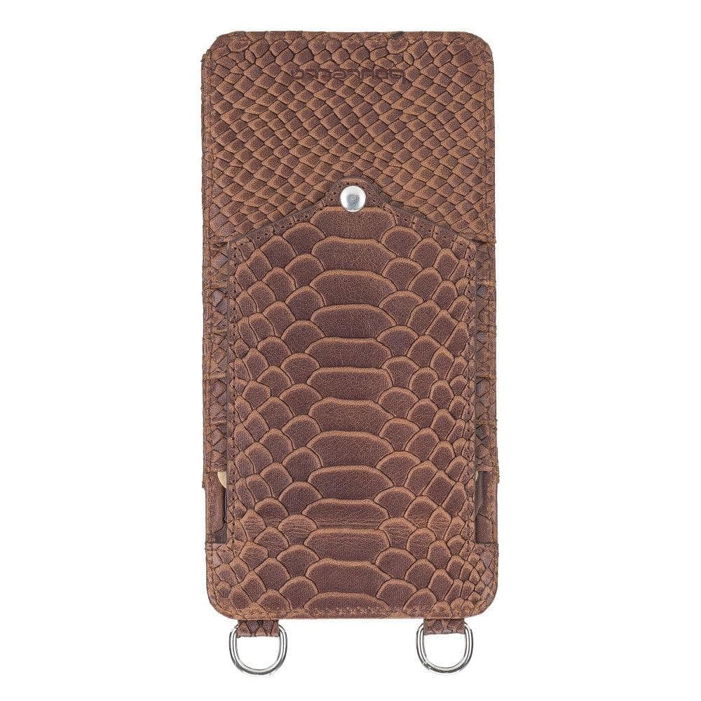 Marlo Leather Universal Phone Case Snake Brown Bouletta LTD