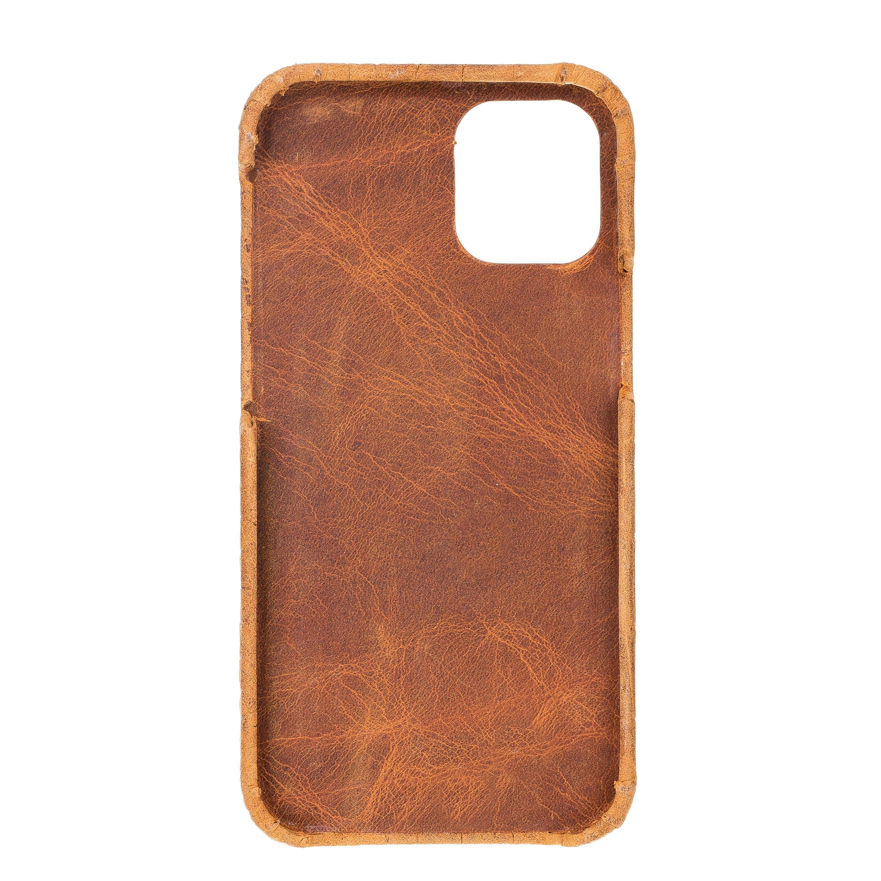 Fully Leather Back Cover for Apple iPhone 12 Series Bouletta LTD