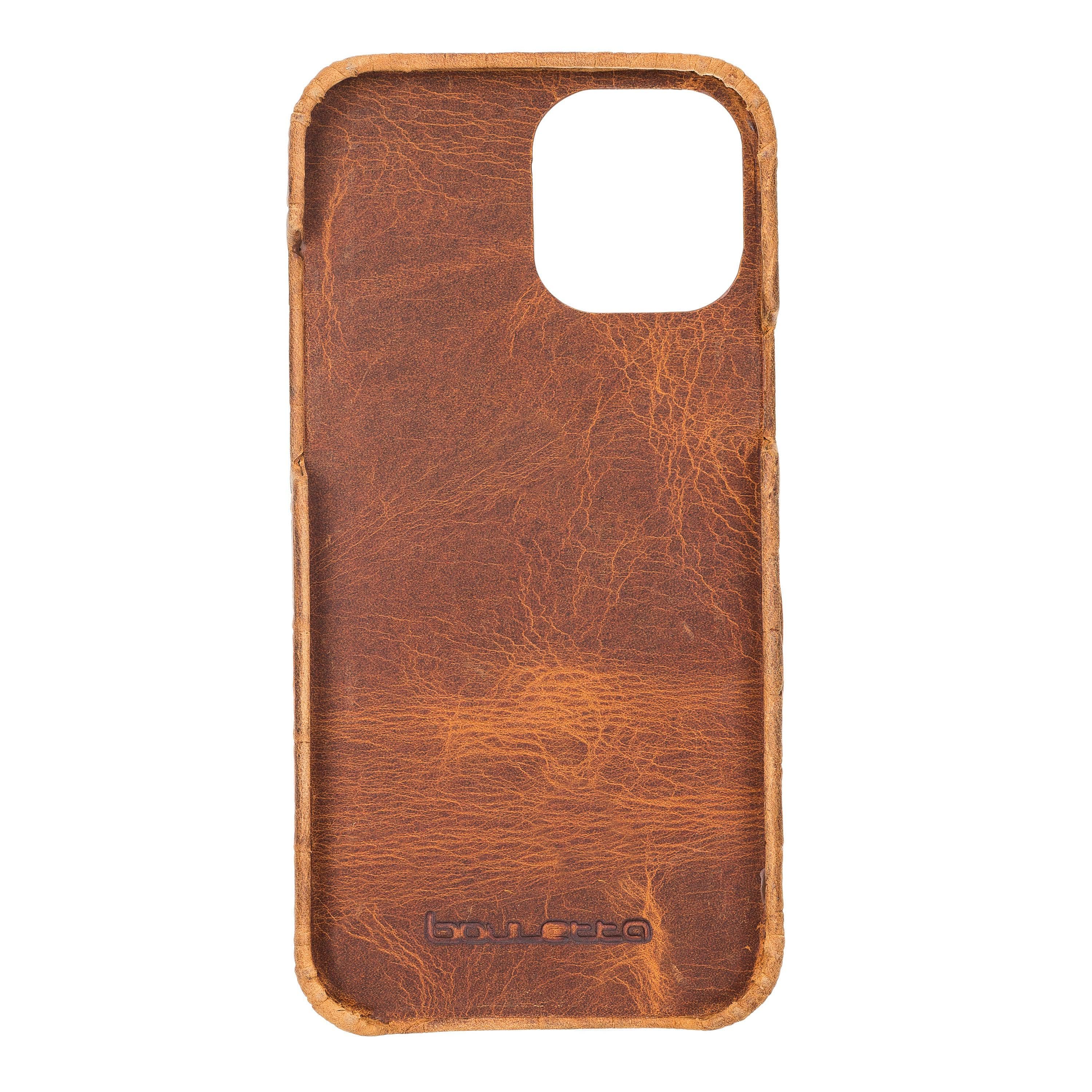 Fully Leather Back Cover for Apple iPhone 12 Series Bouletta LTD