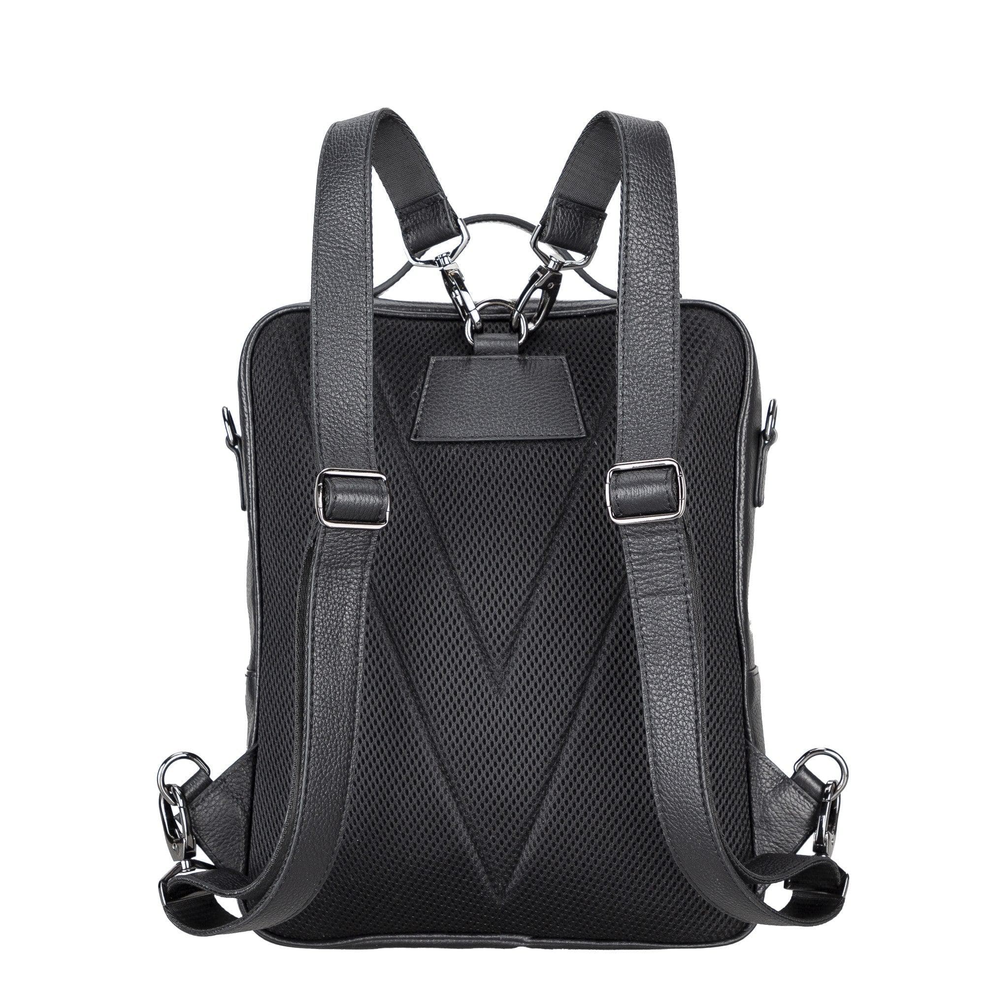 Molde Unisex Genuine Leather Backpack for Daily Life or Laptop / MacBook Black Bouletta LTD