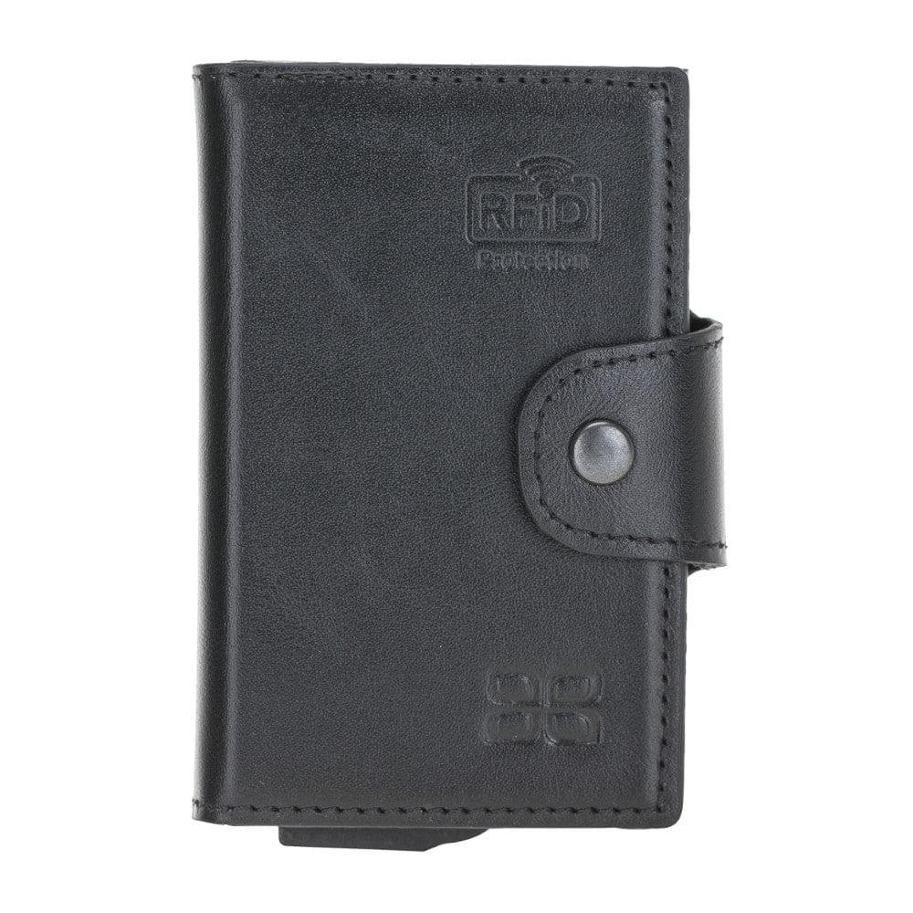 Mondello Leather Card Holder Black Bouletta LTD