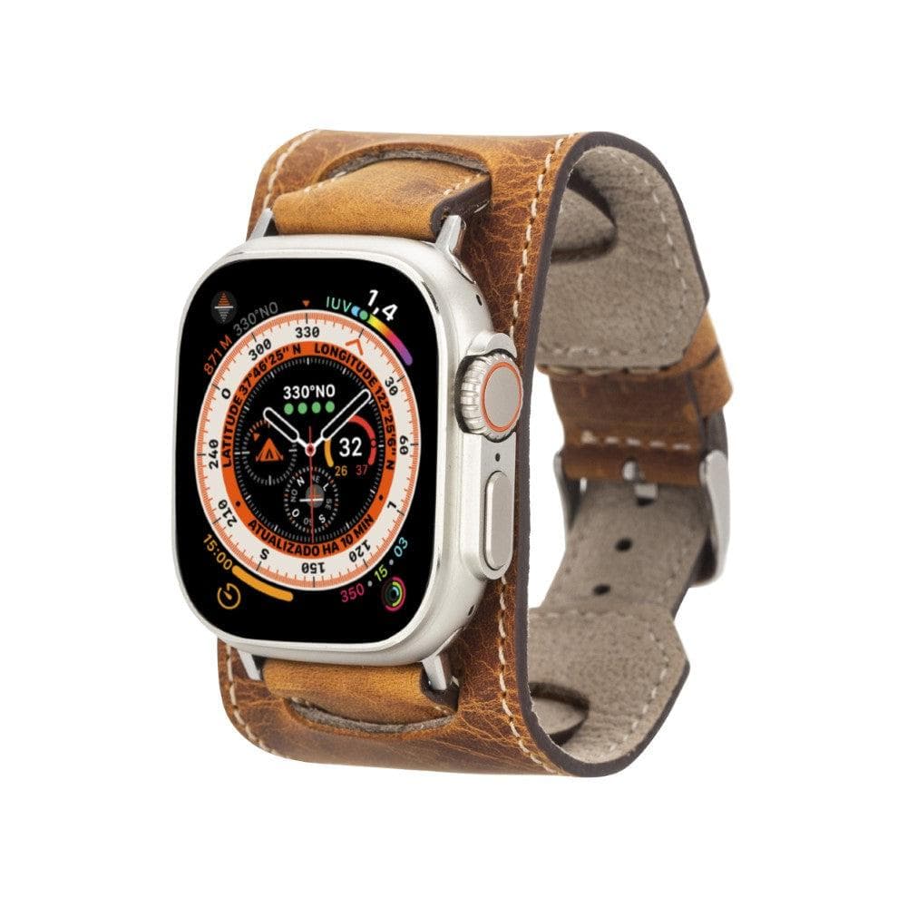 Salford Cuff Apple Watch Leather Straps G19 / Leather Bouletta LTD