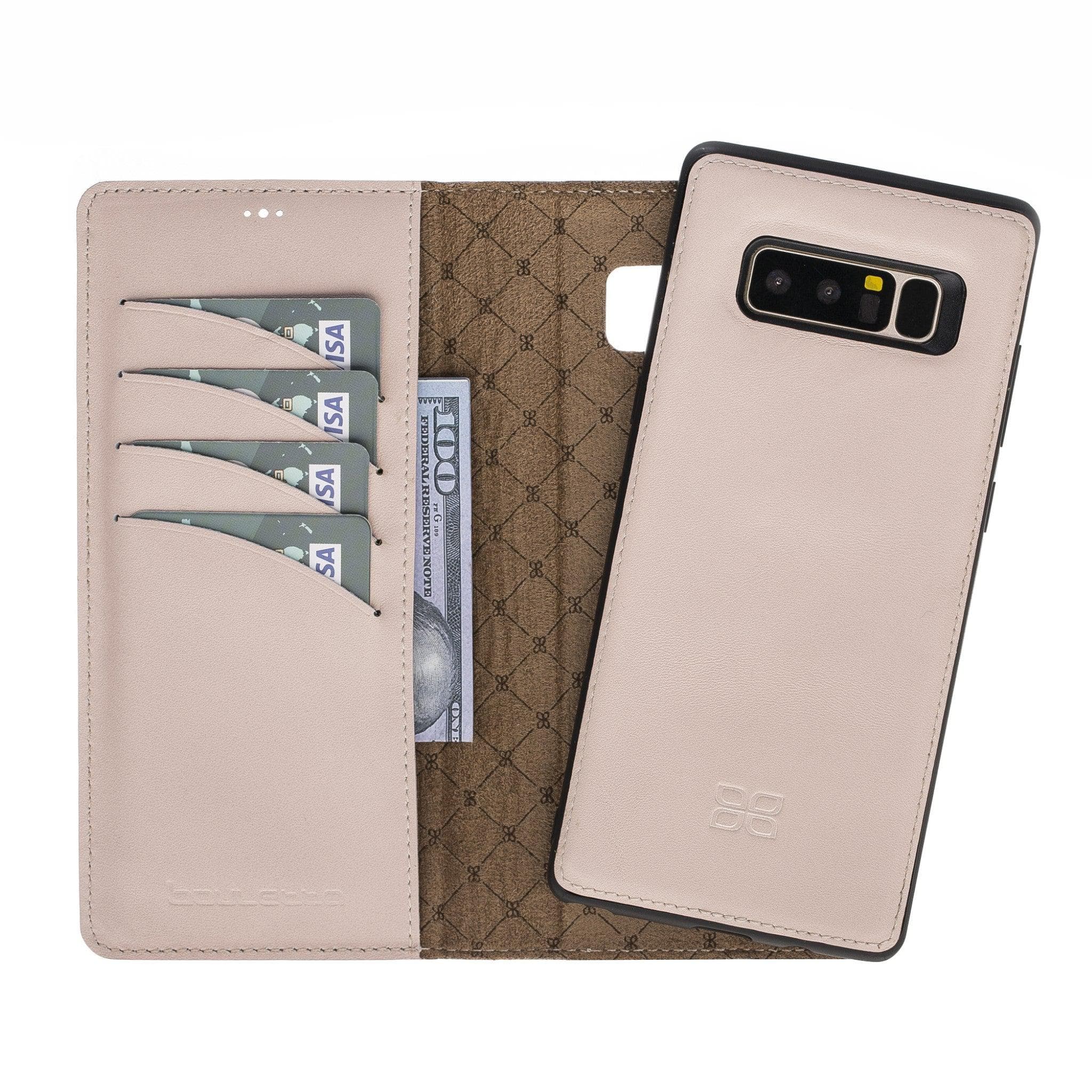 Samsung Galaxy Note 8 Leather Wallet Case Samsung Note 8 / Pink Bouletta LTD