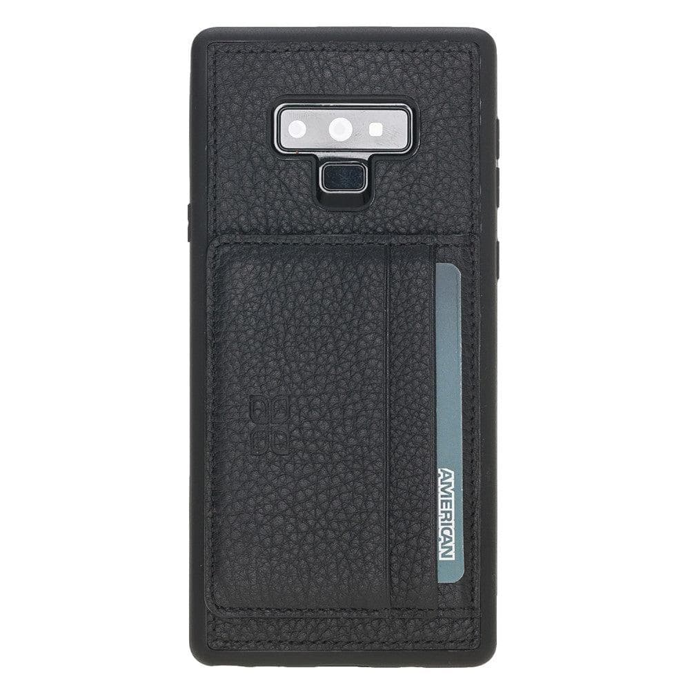 Samsung Galaxy Note 9 Series Flexible Leather Back Cover with Stand Samsung Galaxy Note 9 / Black Bouletta LTD