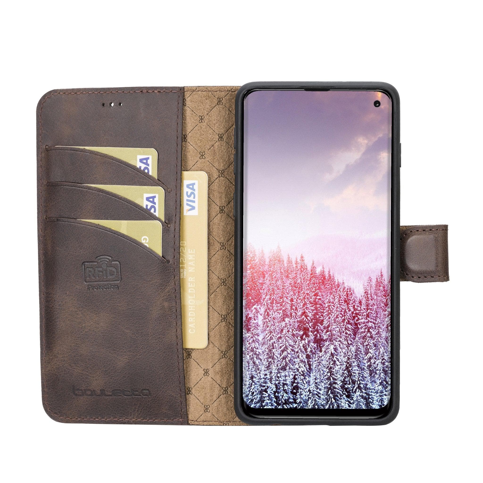 Samsung Galaxy S10 Series Detachble Leather Wallet Case - MW Bouletta LTD