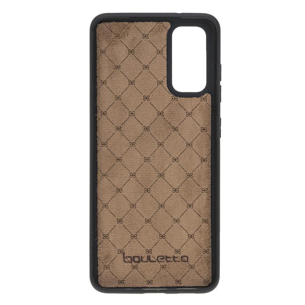 Samsung Galaxy S10 Series Leather Pounch Magnetic Cover Case Samsung S10 / Rustic Black Bouletta