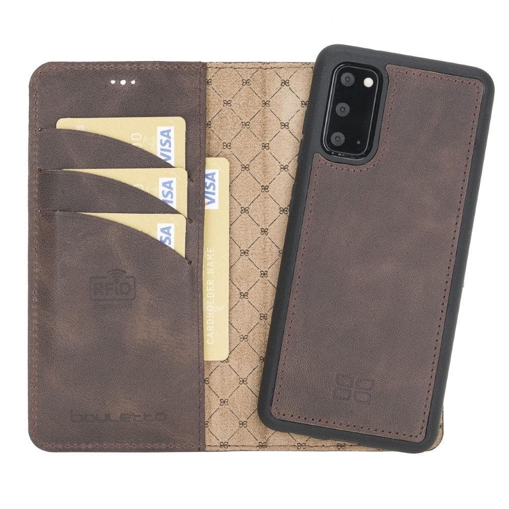 Samsung Galaxy S20 Series Leather Magnetic Detachable Leather Wallet Case Bouletta