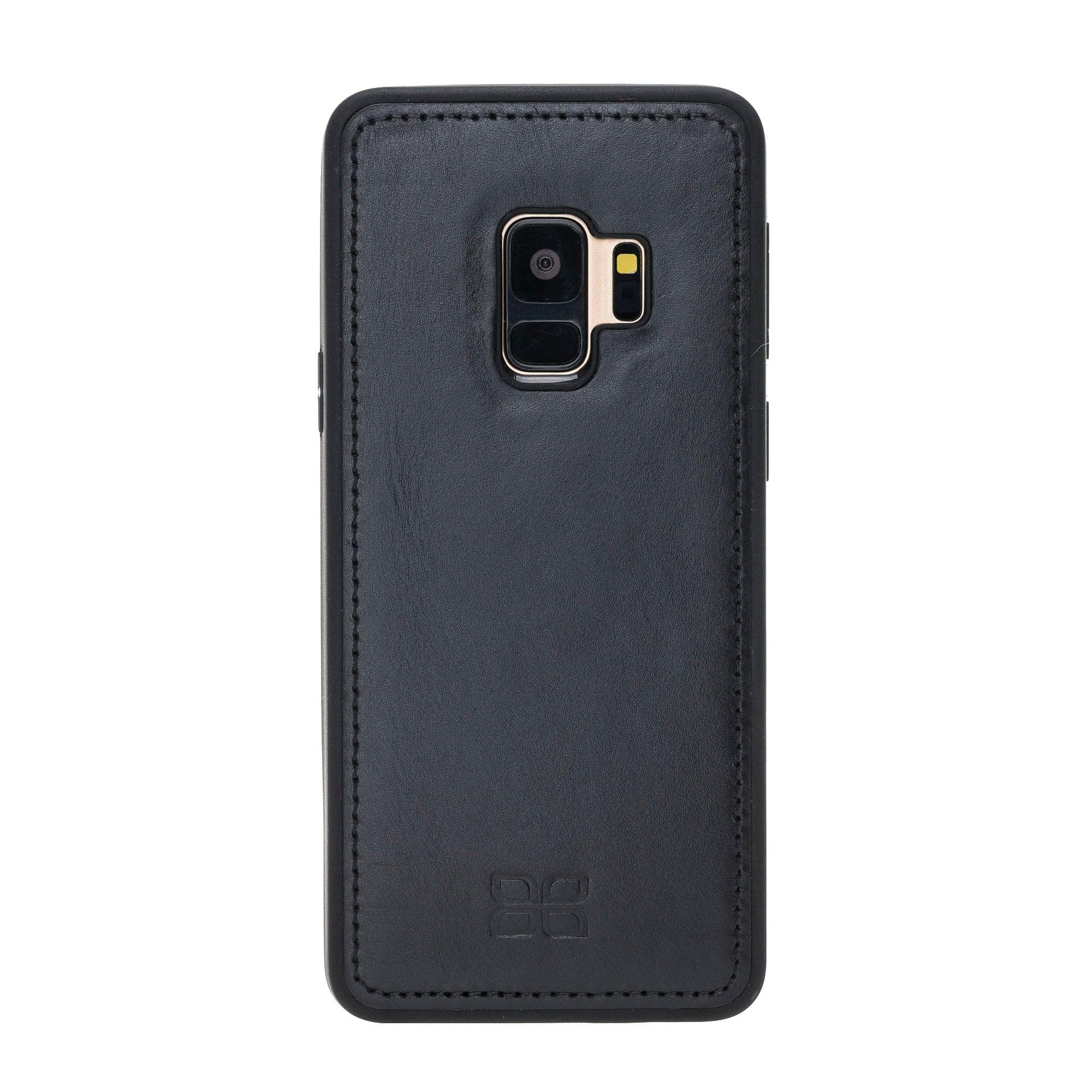 Samsung Galaxy S9 Series Leather Detachble Magic Wallet Case Samsung S9 / Rsutic Black Bouletta