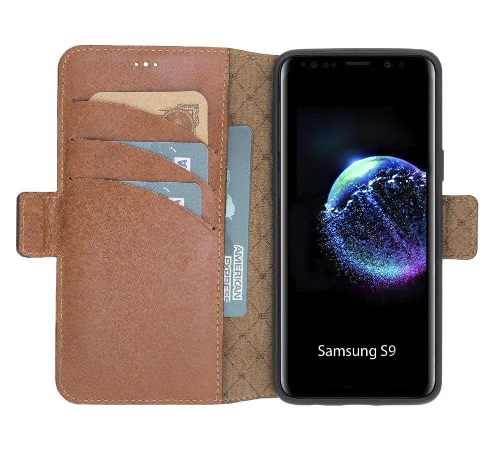 Samsung Galaxy S9 Series Leather Wallet Folio Case Samsung S9 / RST2EF Bouletta