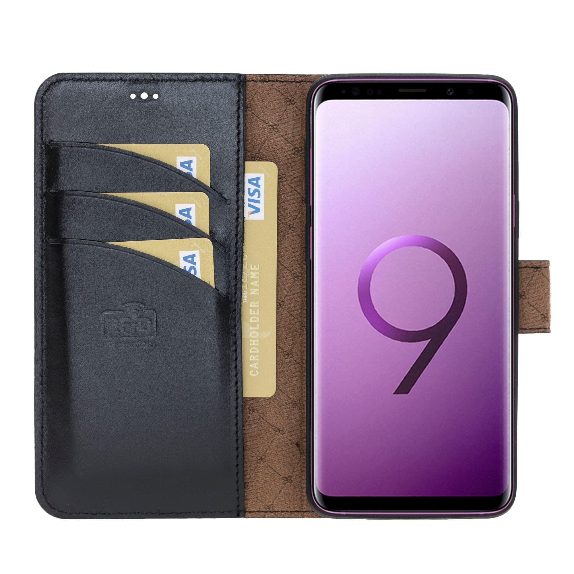 Samsung Galaxy S9 Series Leather Wallet Folio Case Samsung S9 / RST1 Bouletta