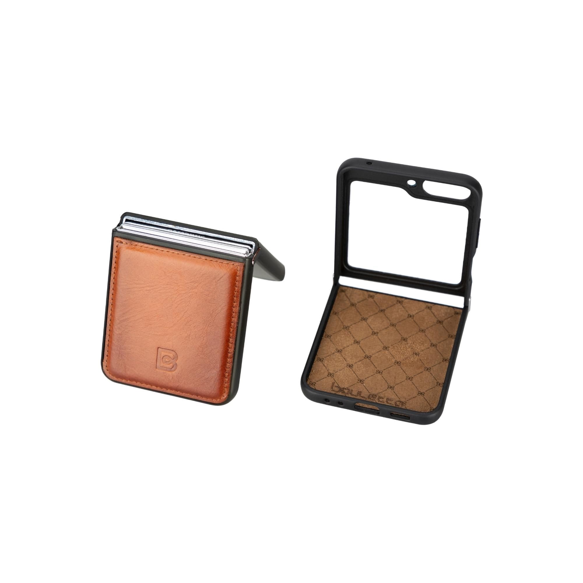 Samsung Galaxy Z Flip 5 Leather Back Cover Case - FXC Bouletta B2B